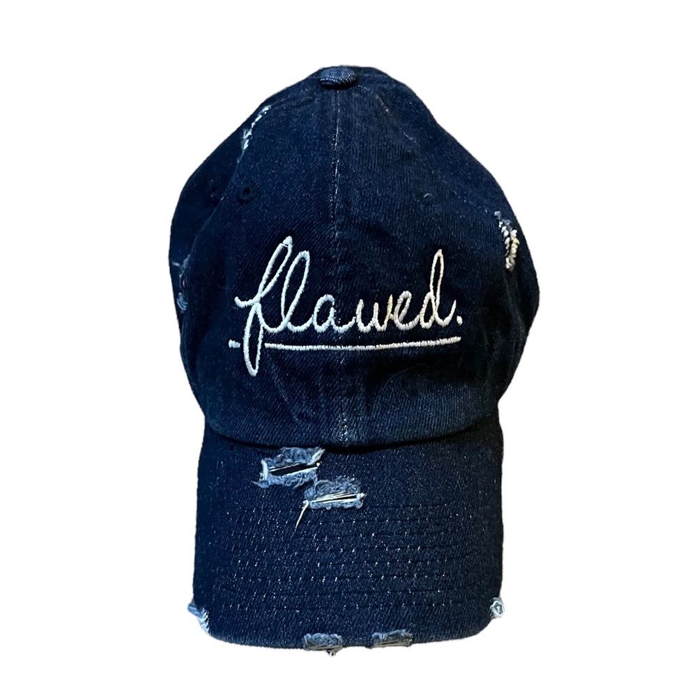 Kbethos Vintage Flawed Denim Distressed Hat